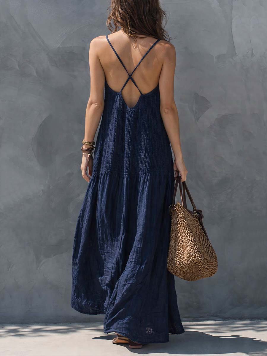 LUNA | Maxi Abito Boho Patchwork
