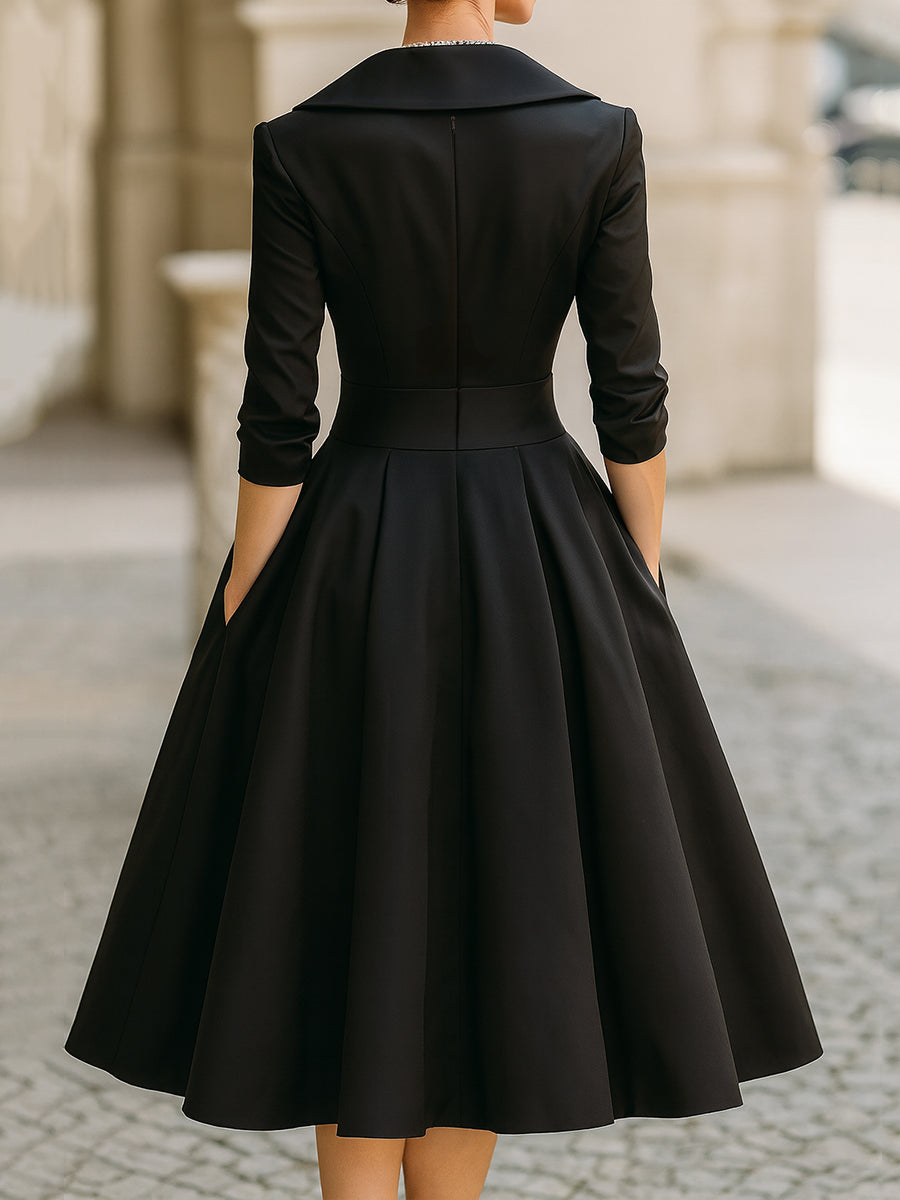 ALICIA | Elegante abito midi