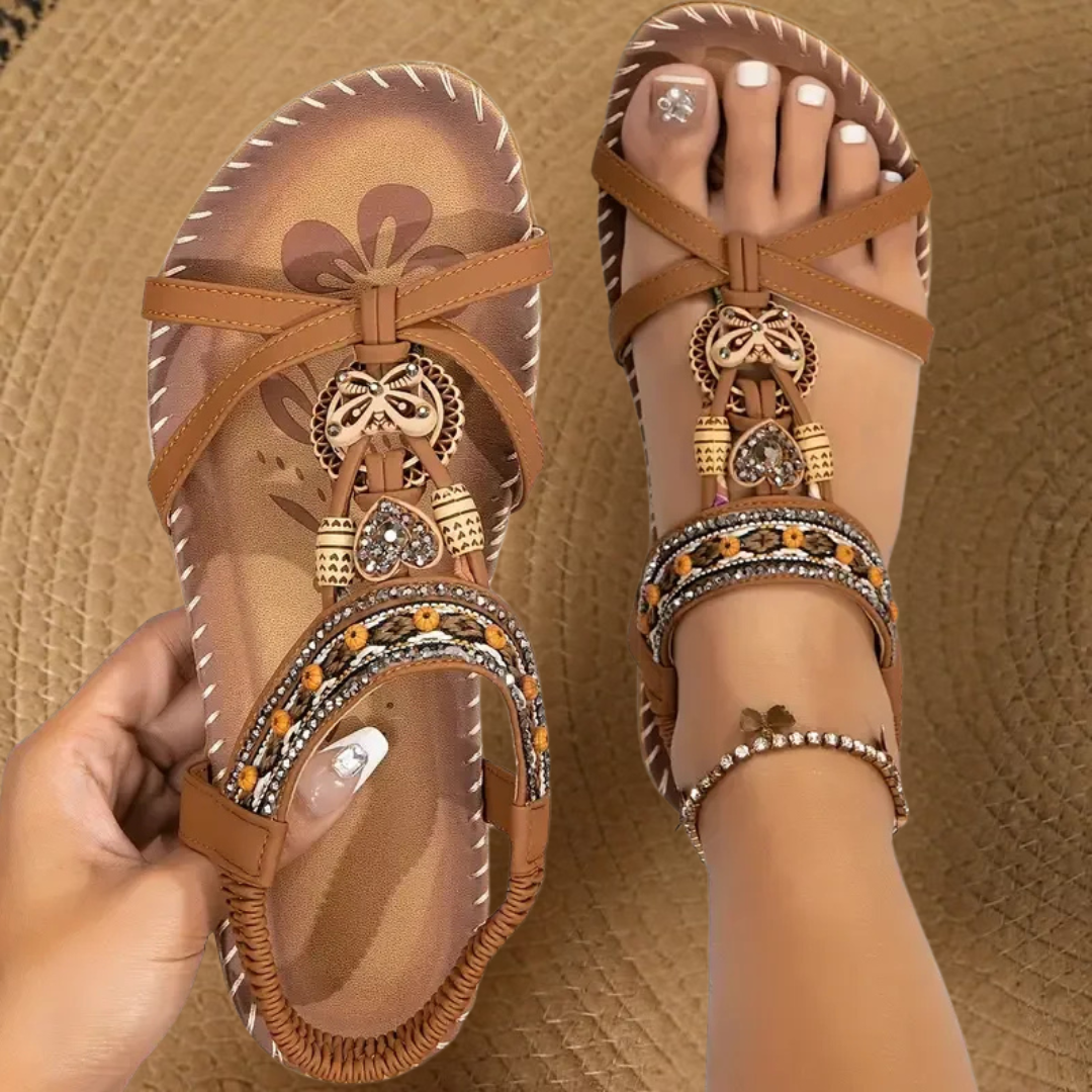 Elena | Sandali Stile Ibiza che Uniscono Comfort ed Eleganza