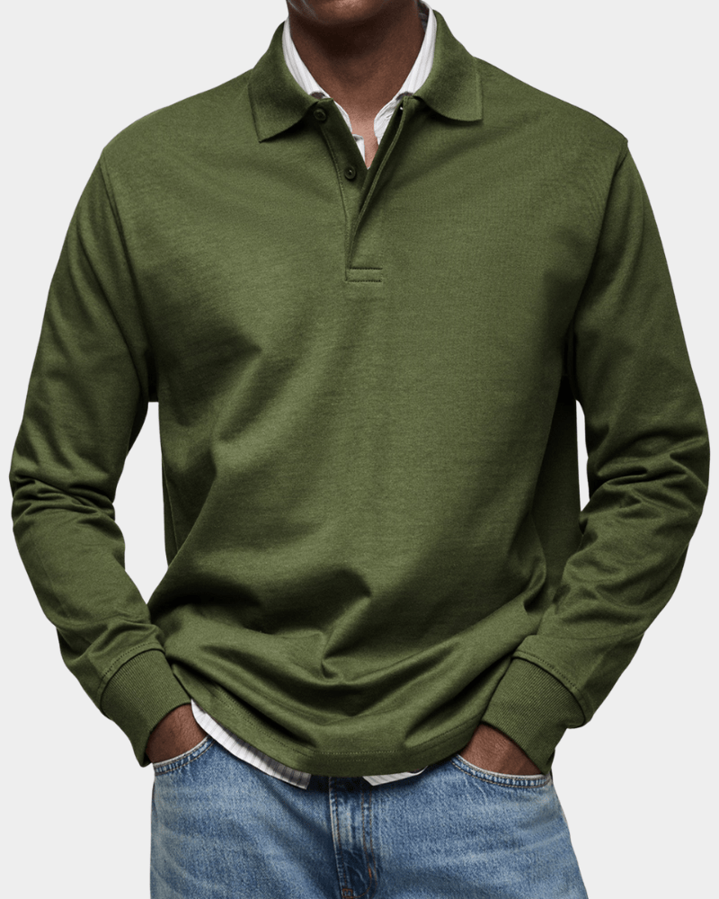 Ferrini Milano | Polo con maniche lunghe confortevole