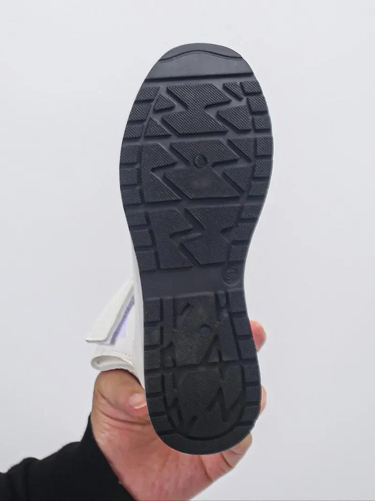 Sandali con zeppa confortevoli con chiusura in velcro per donne