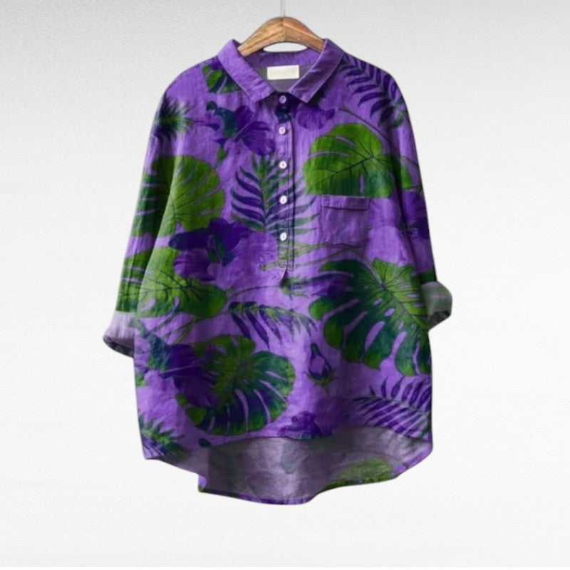 Eleanor | Elegante Blusa Estiva Leggera" can be rewritten as "Eleanor | Stylish Lightweight Summer Blouse.