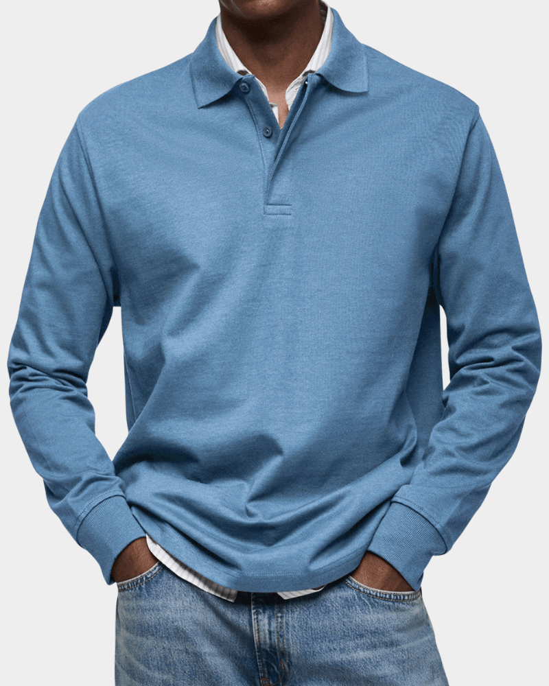 Ferrini Milano | Polo con maniche lunghe confortevole