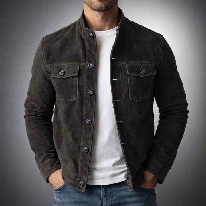 Stephan™ | Giacca in Pelle Scamosciata