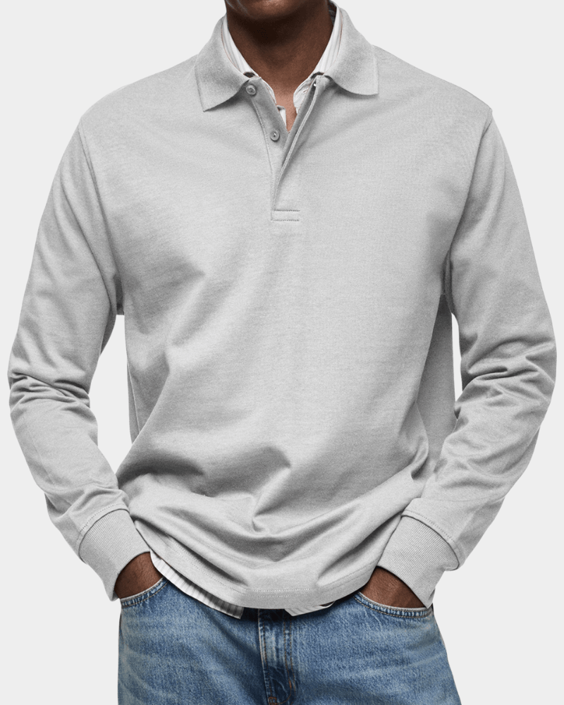 Ferrini Milano® | Polo a maniche lunghe confortevole