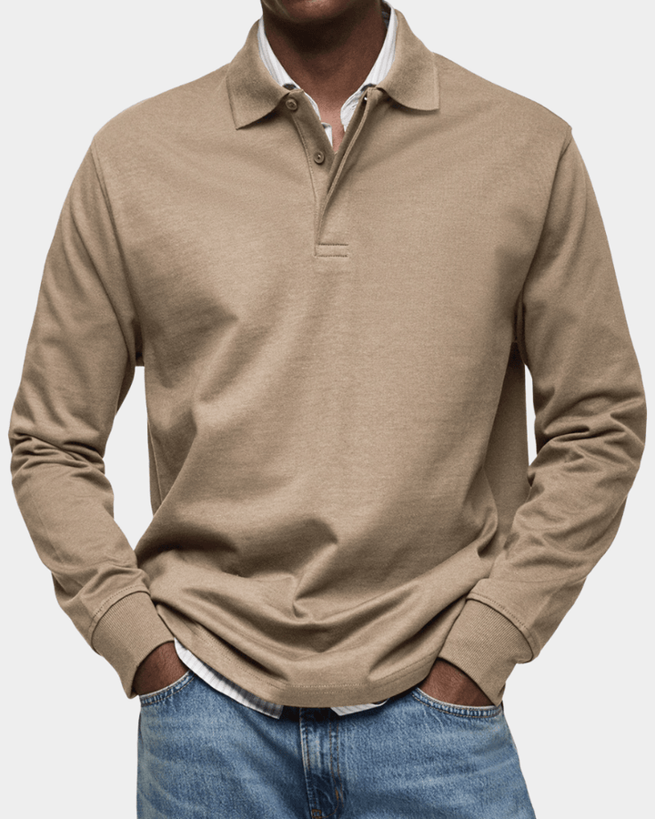 Ferrini Milano® | Polo a maniche lunghe confortevole