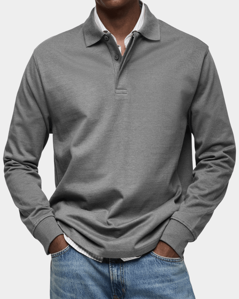 Ferrini Milano | Polo con maniche lunghe confortevole