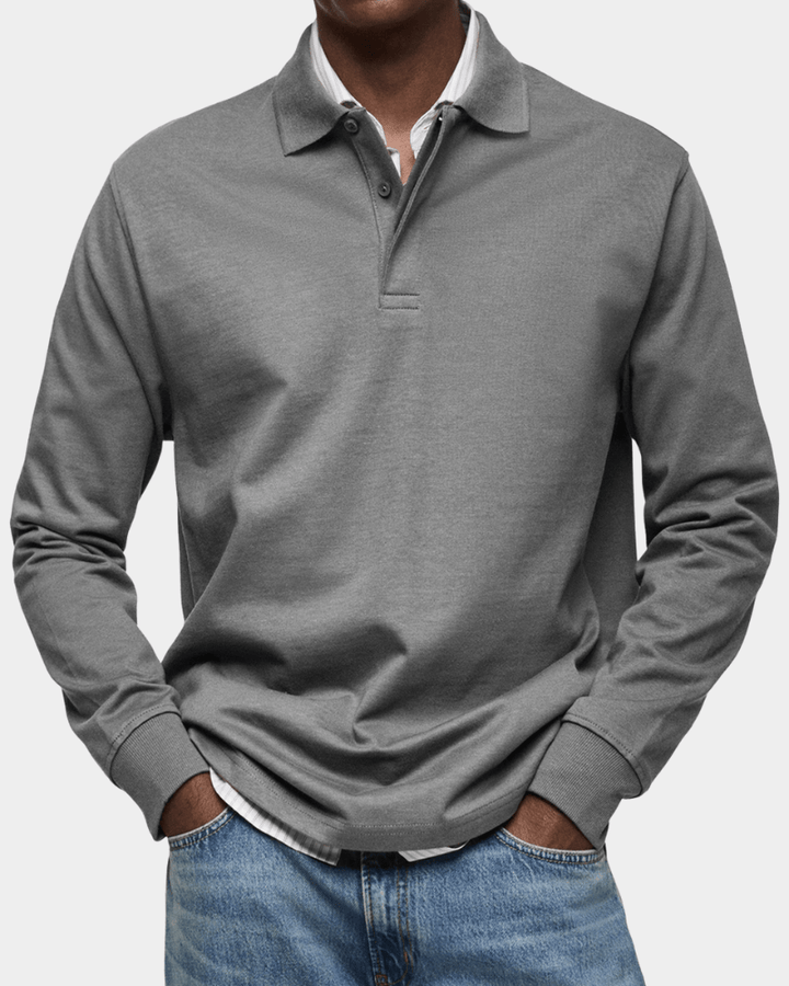 Ferrini Milano® | Polo a maniche lunghe confortevole
