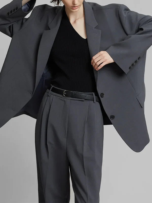 Sofia | Blazer Grigio Oversize