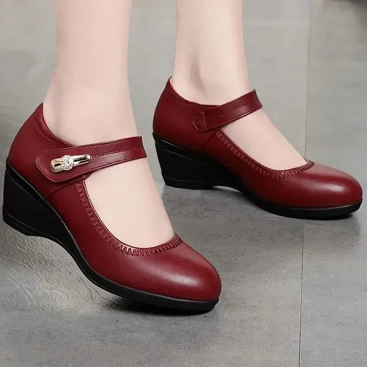 Eleganti Scarpe Comode con Tacco Medio