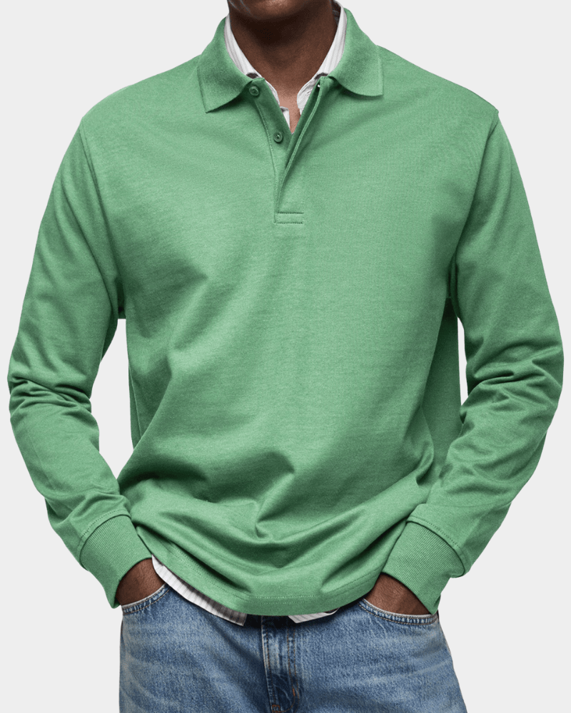 Ferrini Milano | Polo con maniche lunghe confortevole