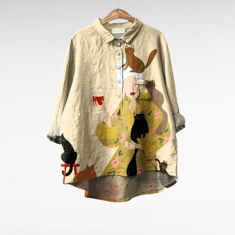 Lillian | Elegante Camicia Estiva Leggera