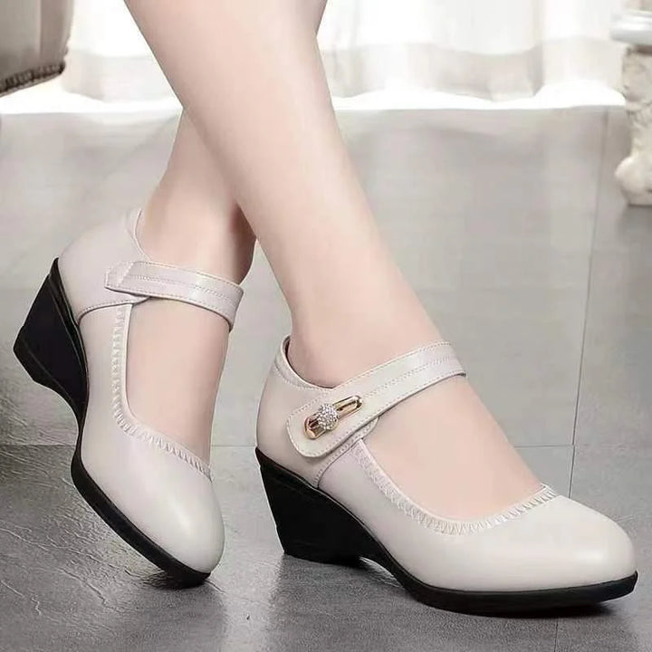 Eleganti Scarpe Comode con Tacco Medio
