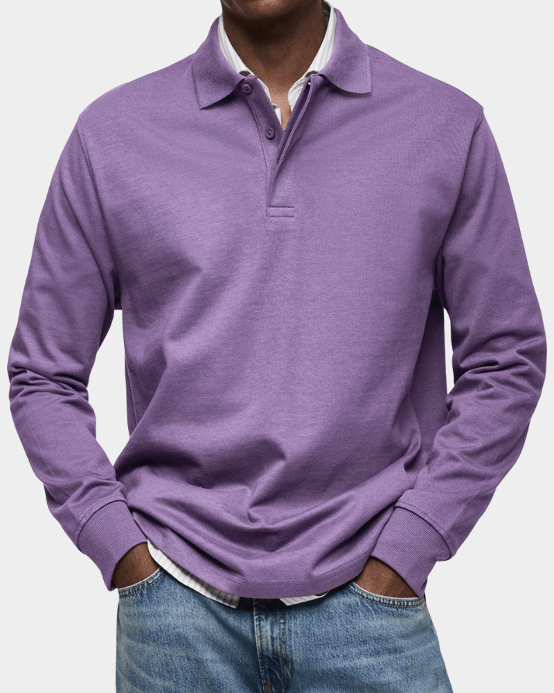 Ferrini Milano® | Polo a maniche lunghe confortevole