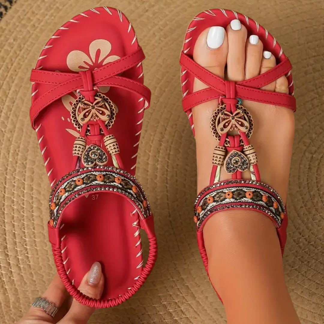 Elena | Sandali Stile Ibiza che Uniscono Comfort ed Eleganza