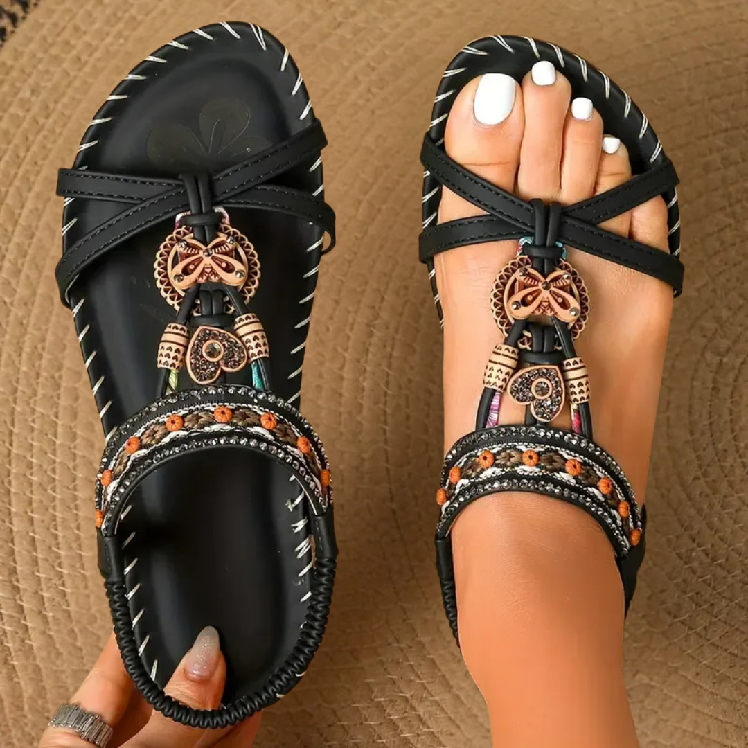 Elena | Sandali Stile Ibiza che Uniscono Comfort ed Eleganza