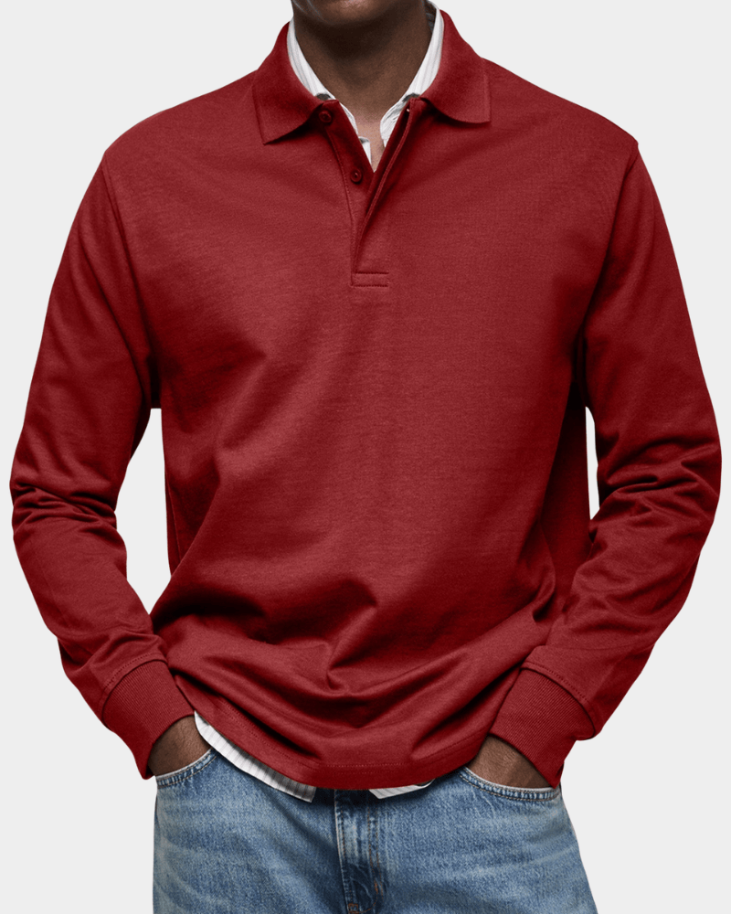 Ferrini Milano | Polo con maniche lunghe confortevole