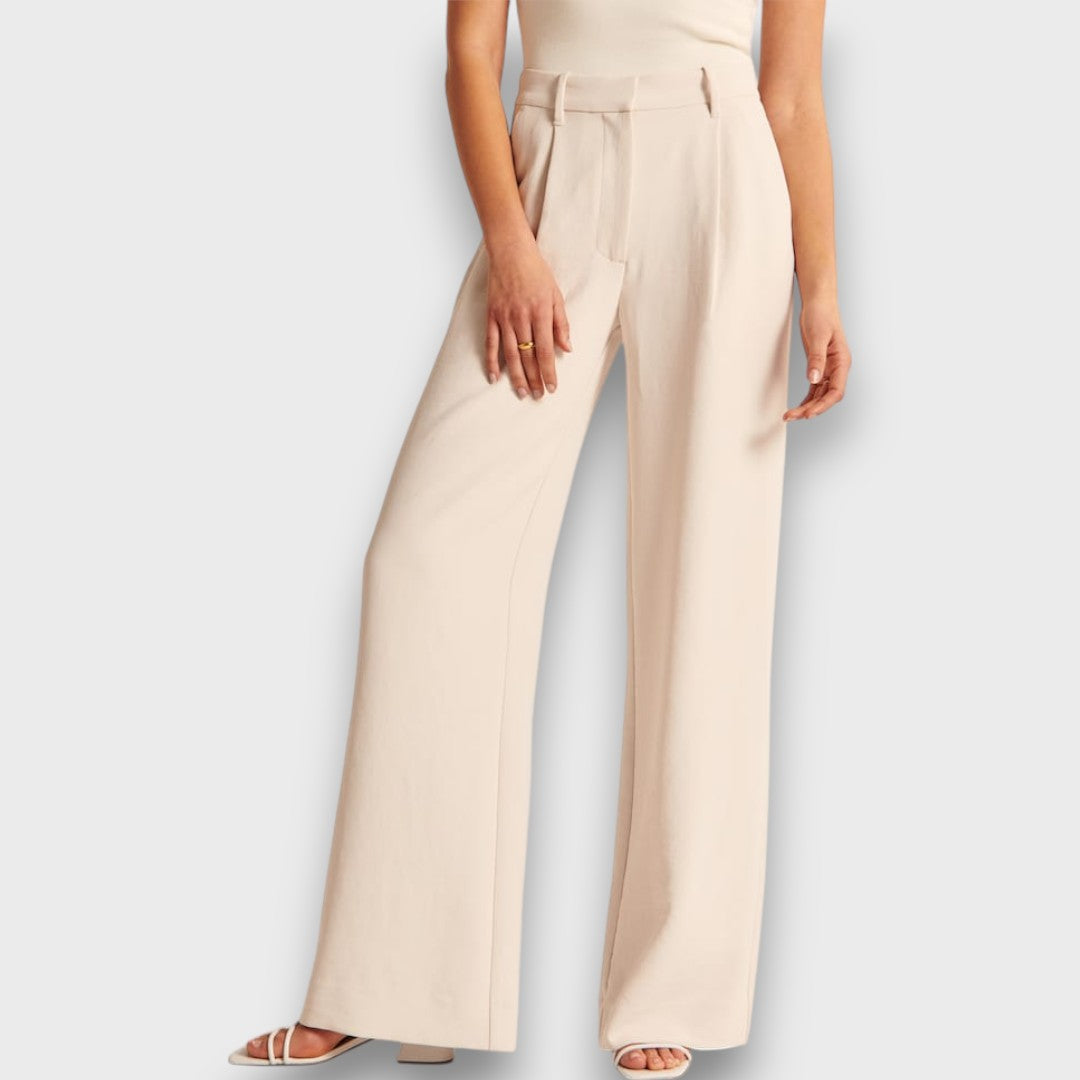Alva – Pantaloni larghi con vita alta