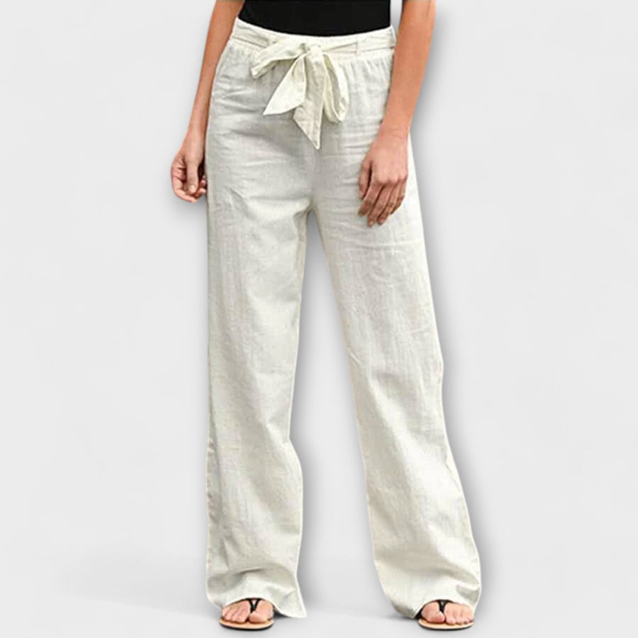 Loreen - Pantaloni leggeri in lino