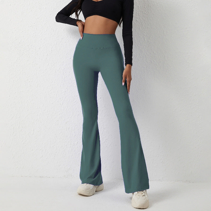 Serena - Pantaloni casual con gamba a Campana