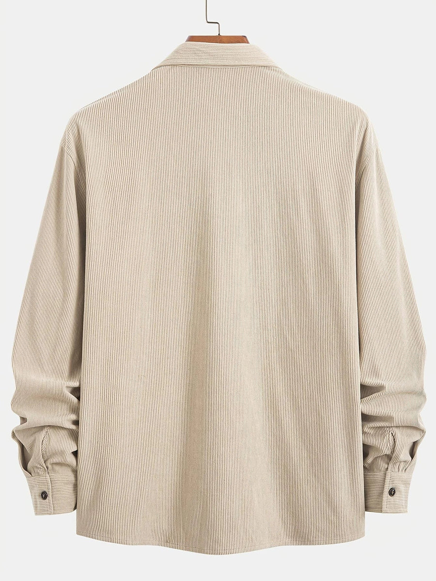 Daan™ | Camicia in Velluto a Righe