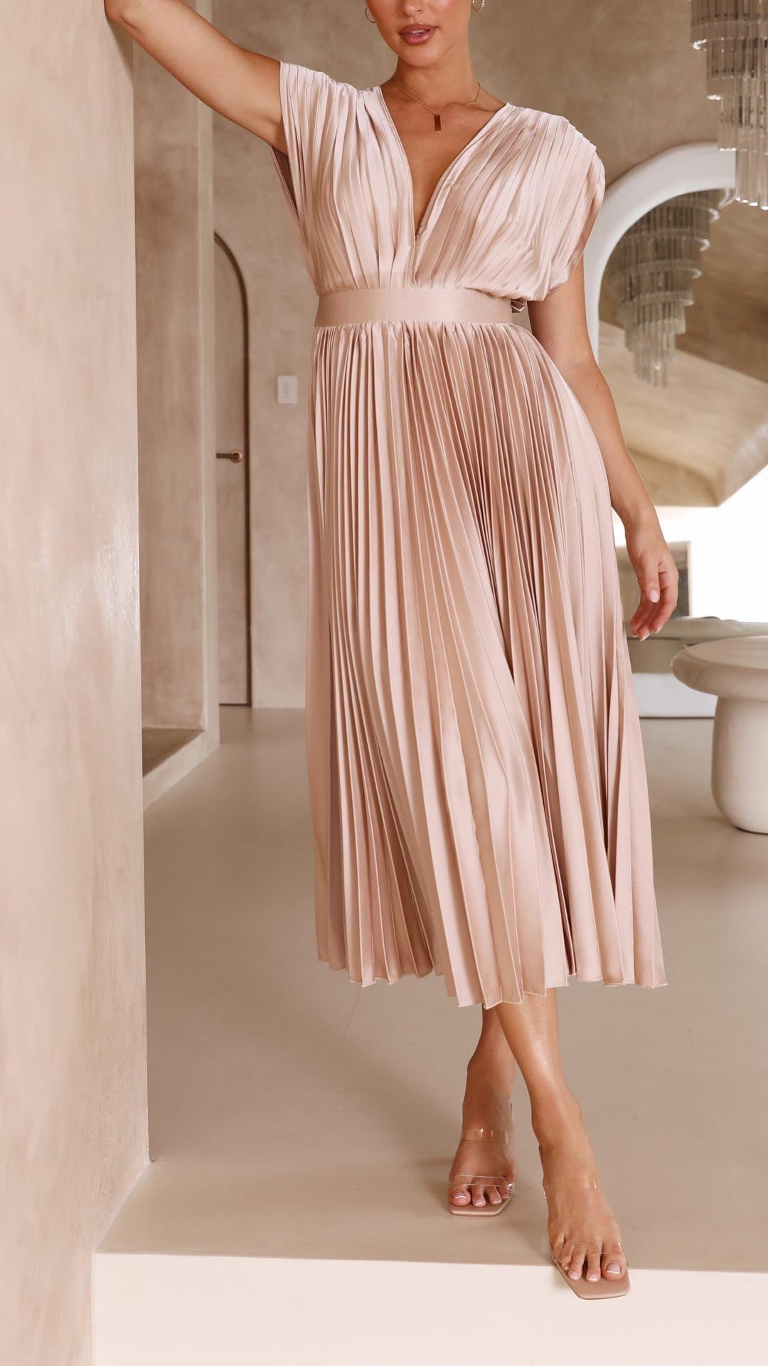 Isla | Abito plissé elegante