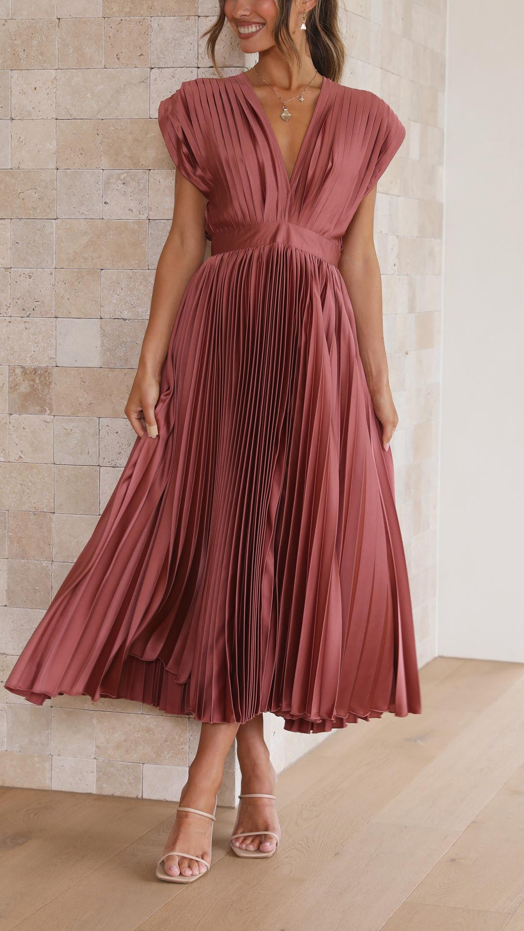 Isla | Abito plissé elegante