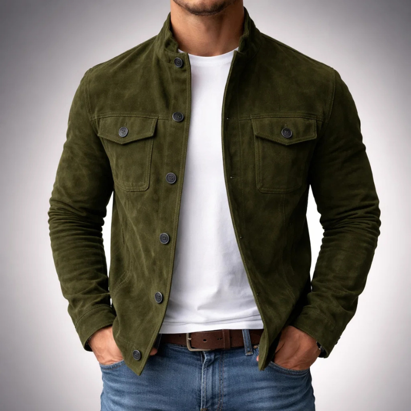 Stephan™ | Giacca in Pelle Scamosciata