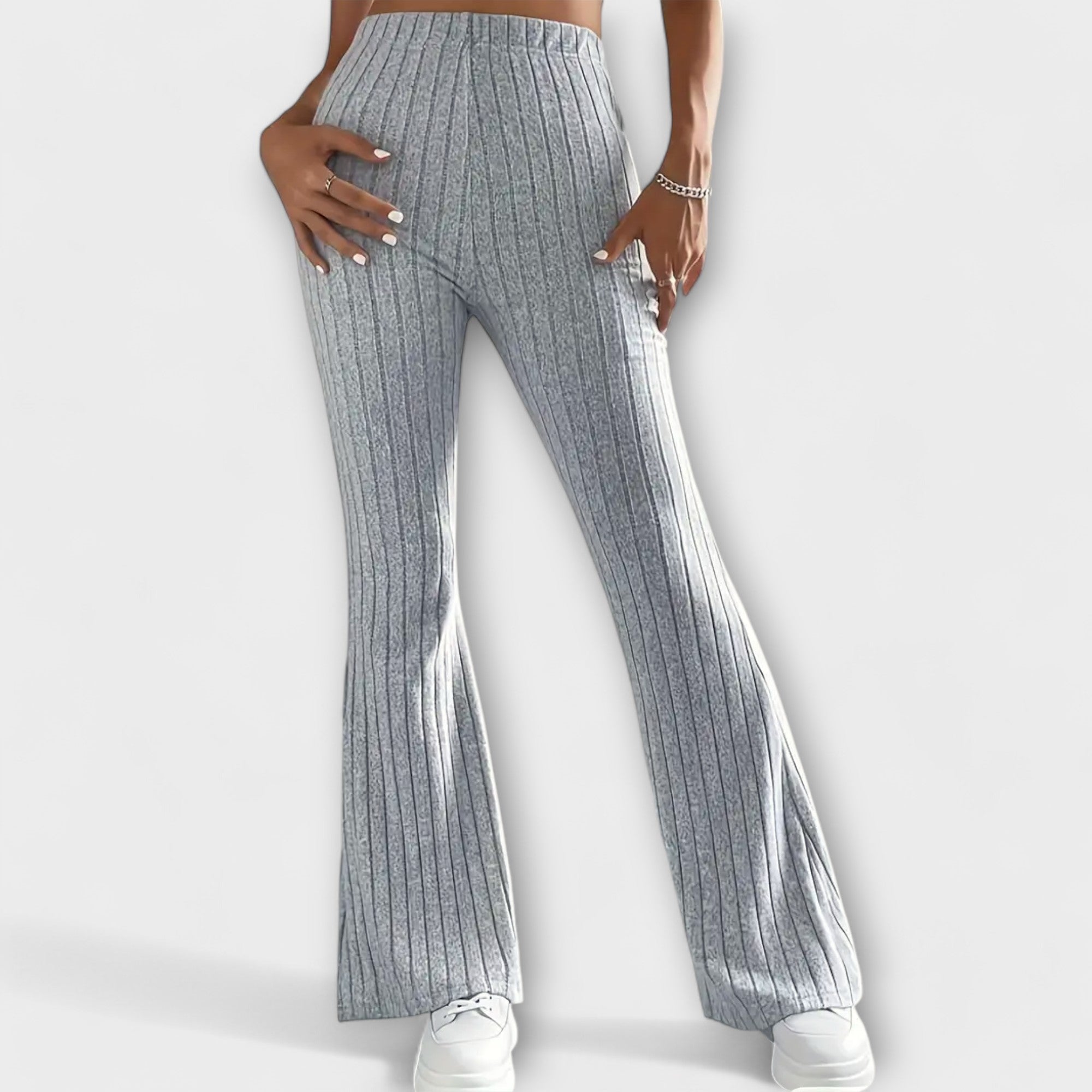 Luretta – Pantaloni svasati con struttura fine