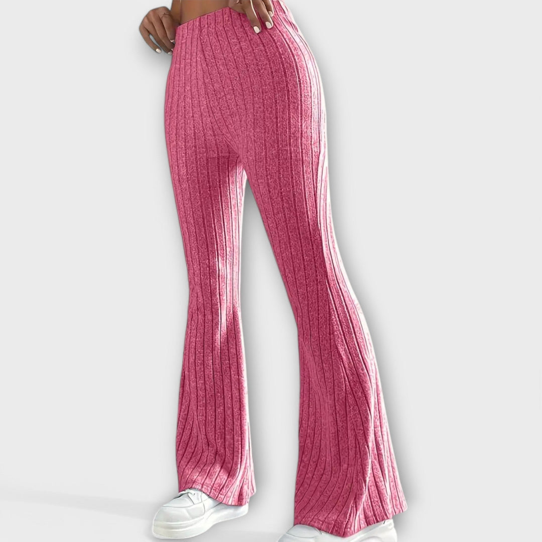 Luretta – Pantaloni svasati con struttura fine