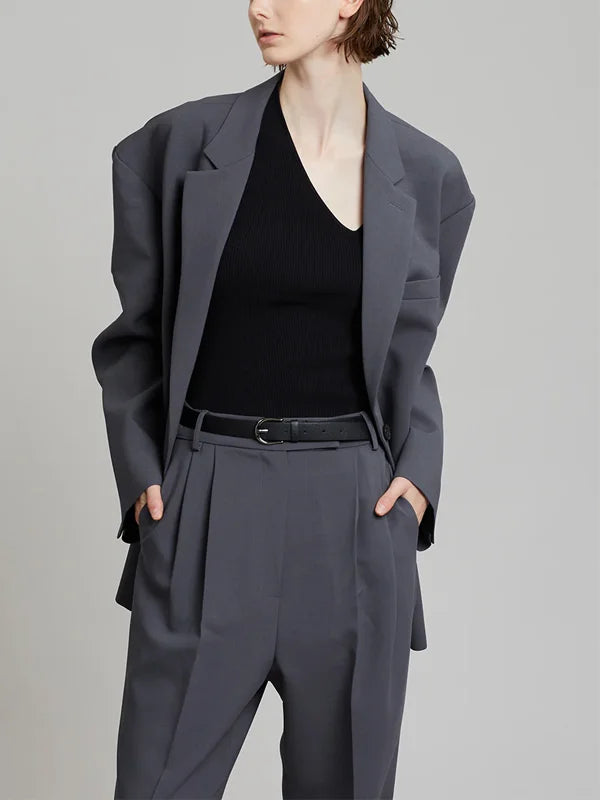 Sofia | Blazer Grigio Oversize