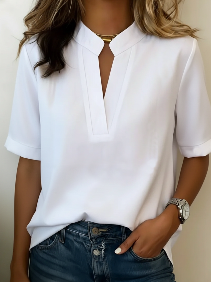 Lunvessa | Camicia a Maniche Corte Relaxed