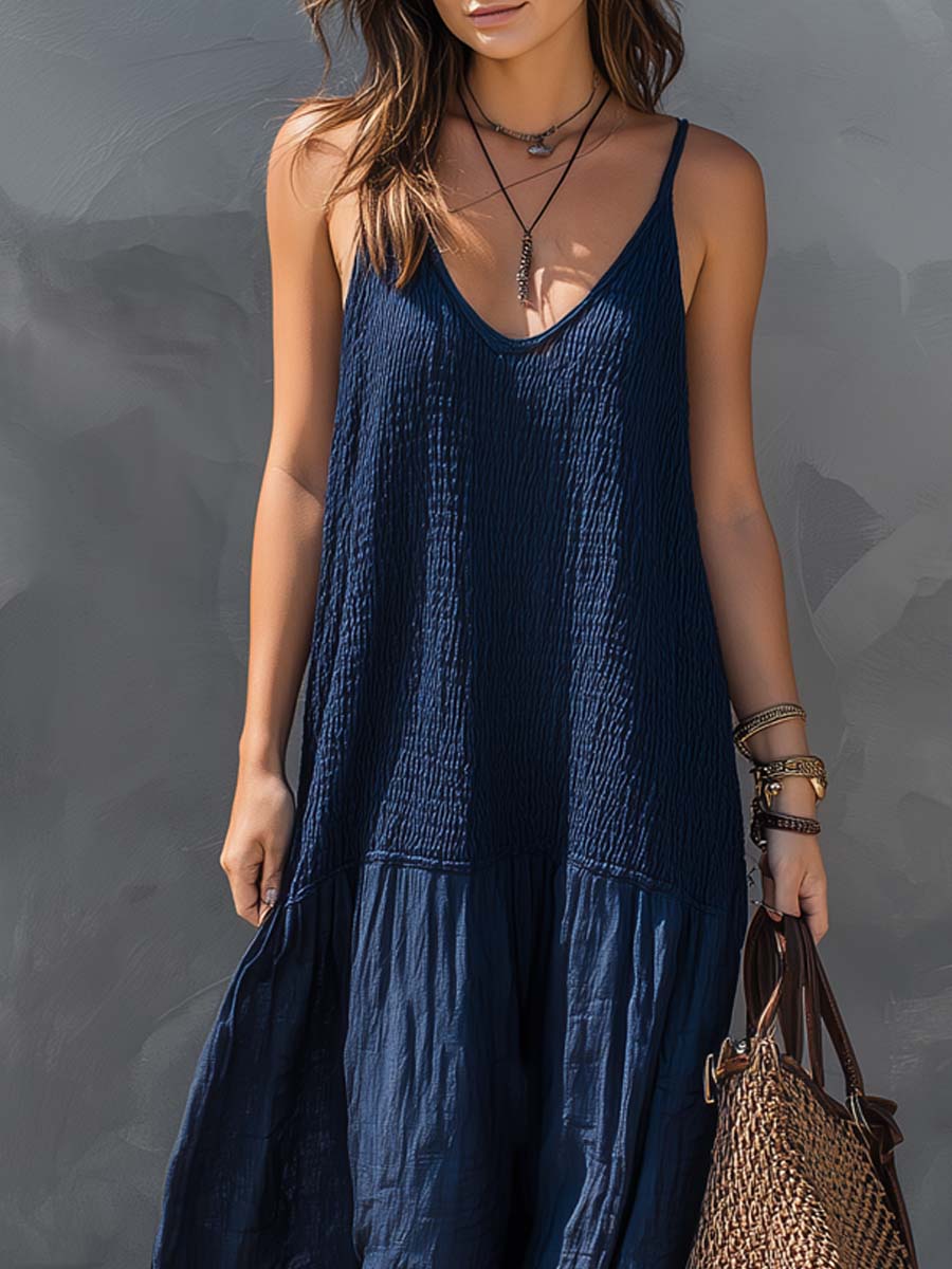 LUNA | Maxi Abito Boho Patchwork