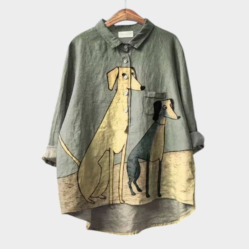 Lily | Elegante Blusa Estiva Leggera" can be rewritten as "Lily | Chic Lightweight Summer Blouse.