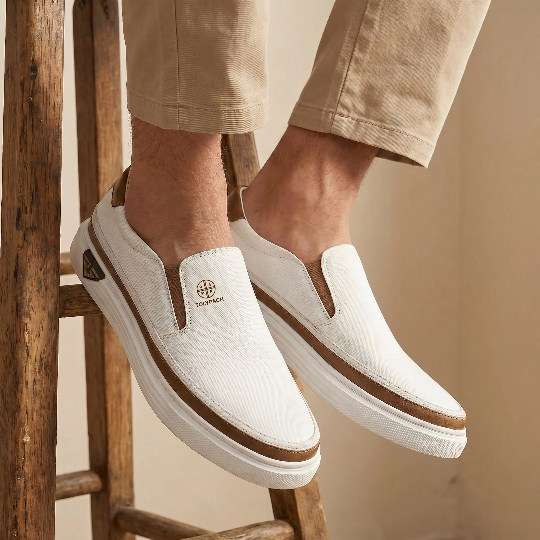 TORINO – Men's Leather Slip-On Sneakers