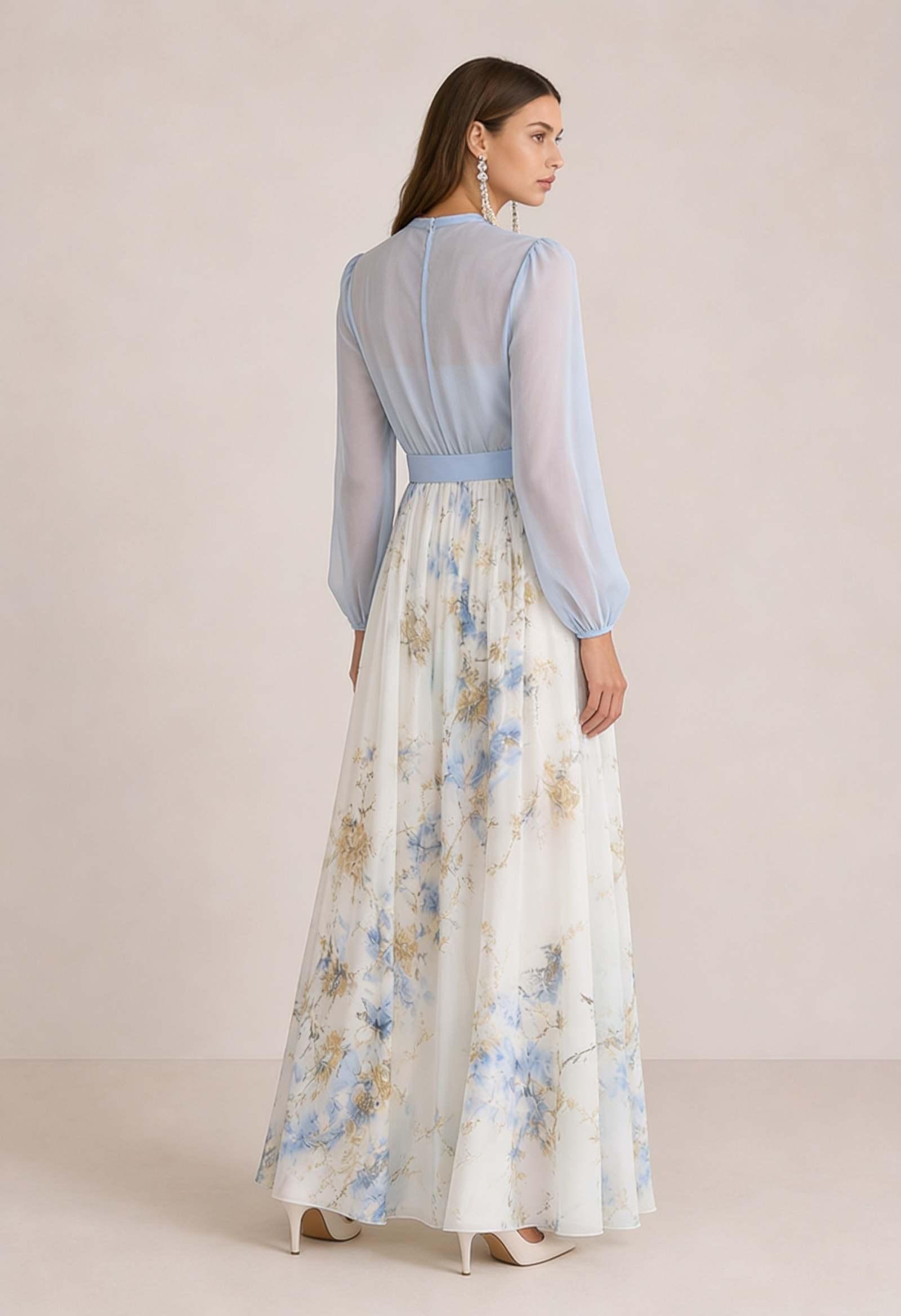 VERA | Abito lungo a fiori