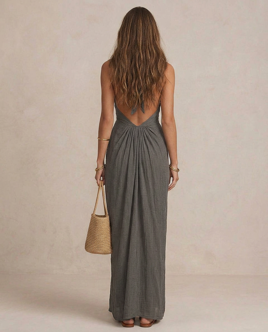 GIULIA | Maxi Abito Drappeggiato
