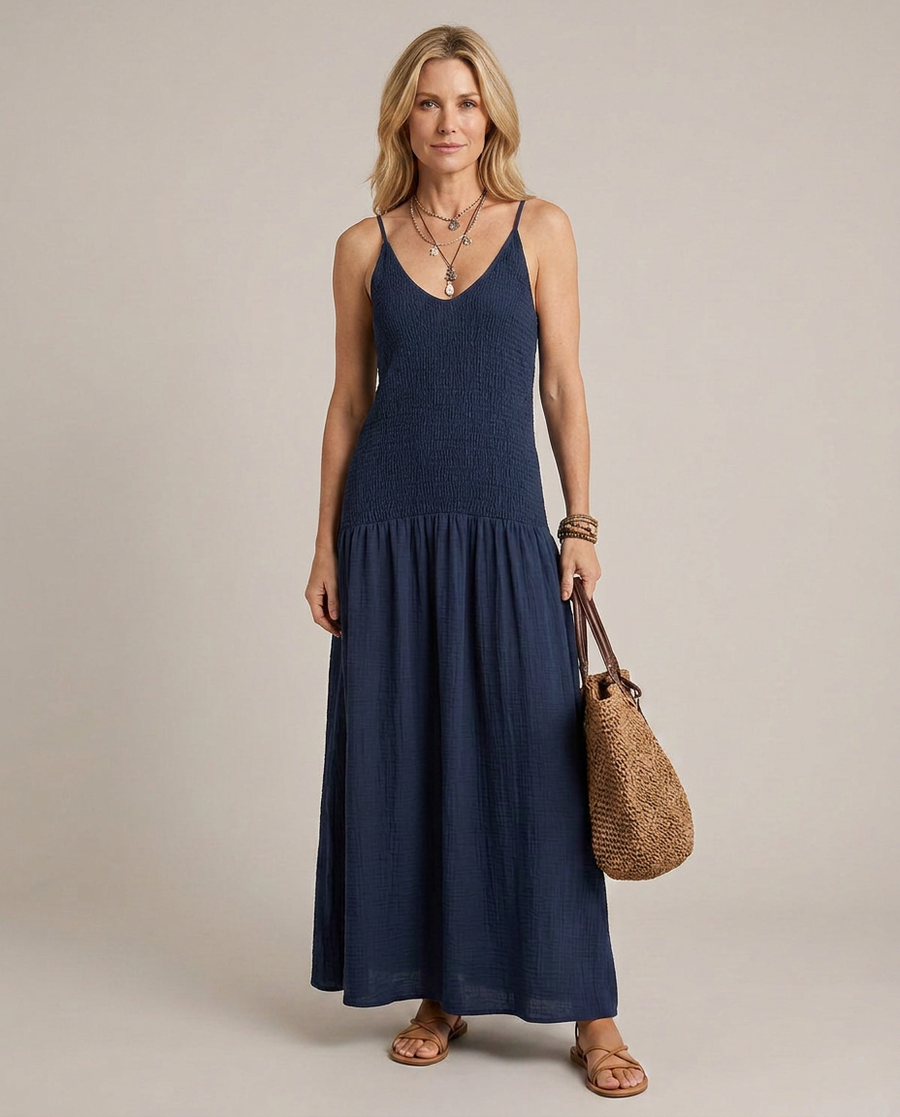 LUNA | Maxi Abito Boho Patchwork