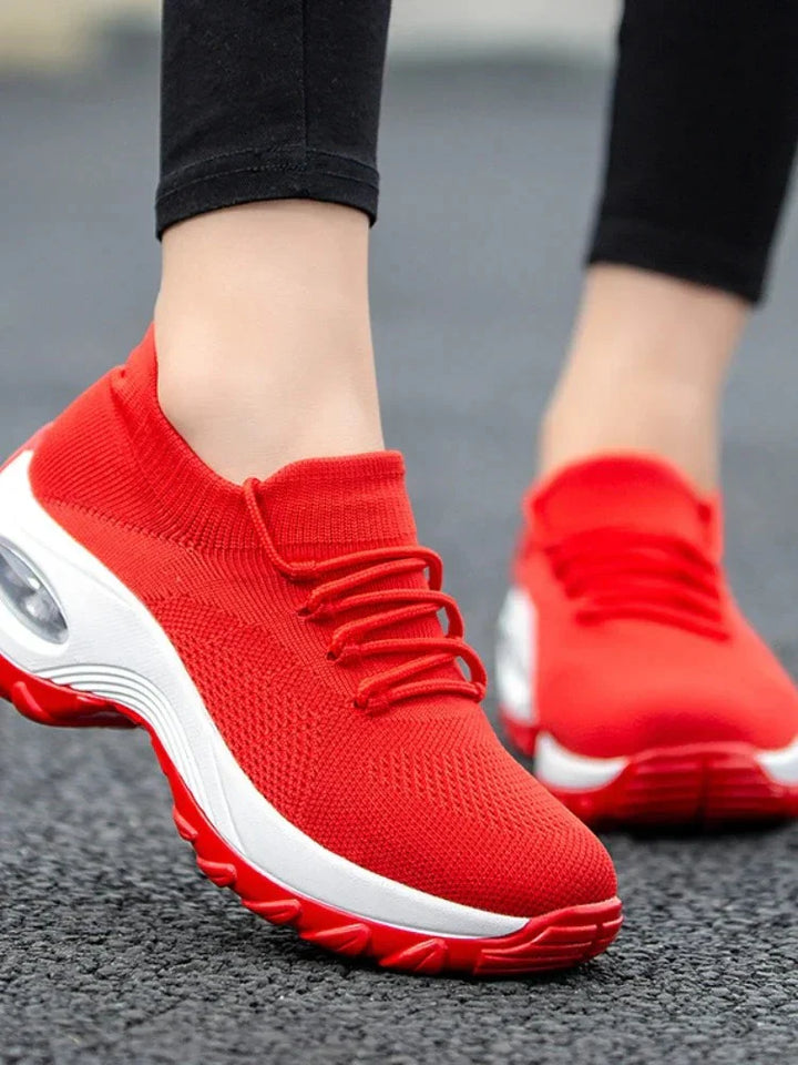 Scarpe da ginnastica con cuscino d'aria in rete per donne