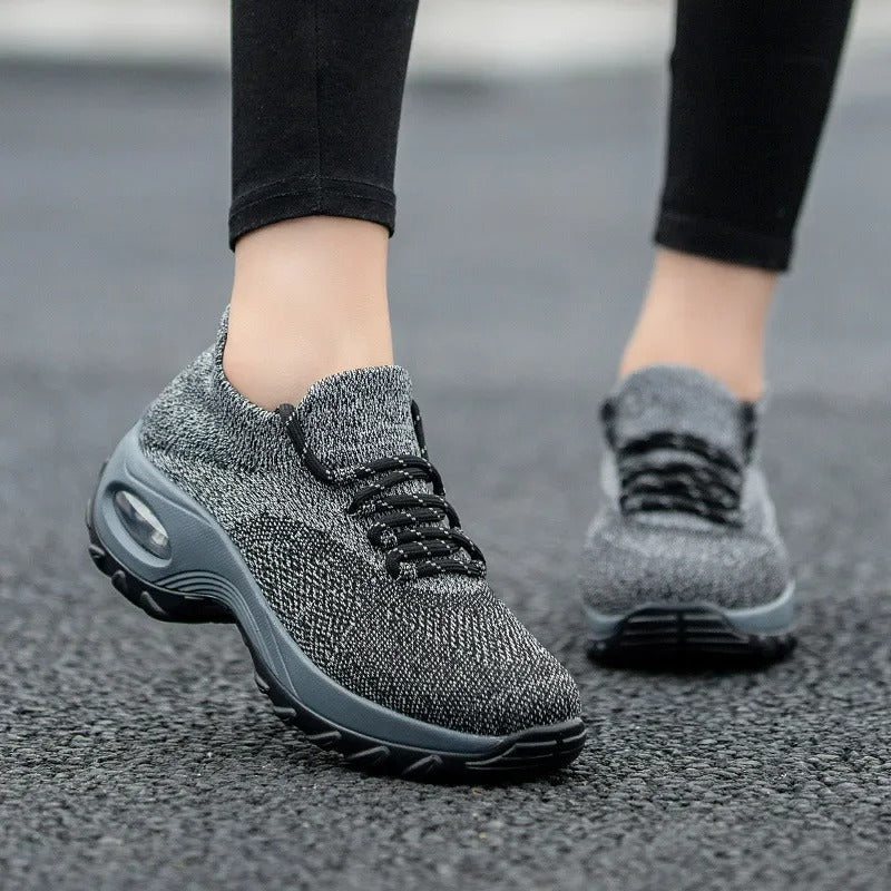 Scarpe da ginnastica con cuscino d'aria in rete per donne