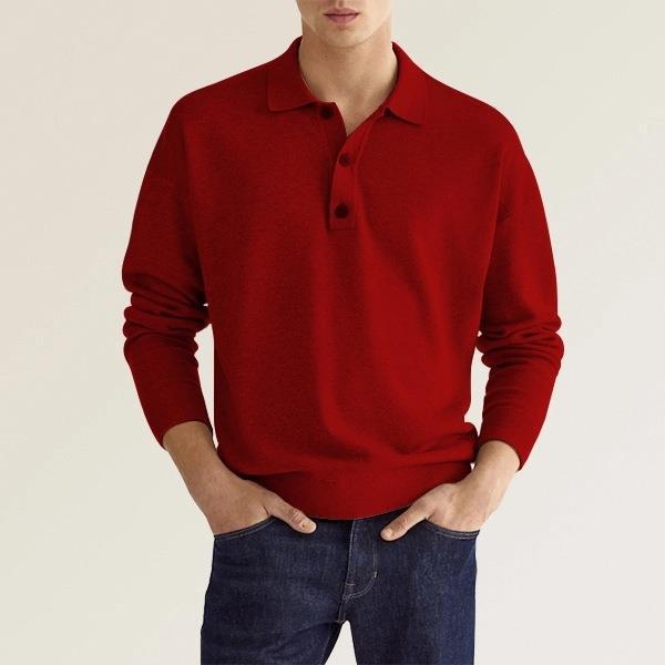 Maglia Polo Matthieu a Maniche Lunghe